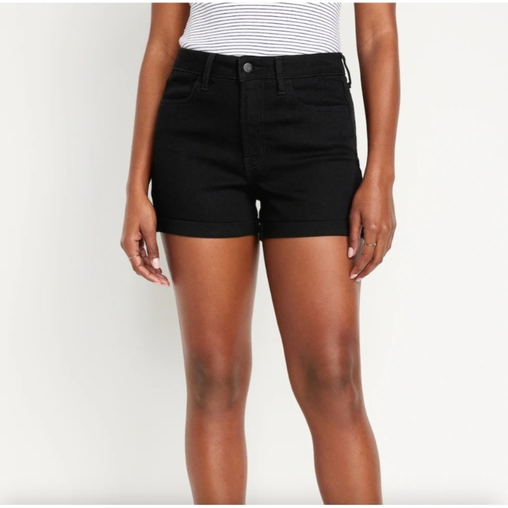 Old Navy Womens Size 6 Navy Blue Perfect 3.5" Shorts Casual Everyday NWT
